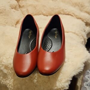 Elegant Red Women's Flats by Angel Steps